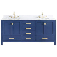 Load image into Gallery viewer, Design Element V01-72-BLU Valentino 72&quot; Double Sink Vanity in Blue