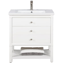 Load image into Gallery viewer, Design Element S07-30-WT Logan 30&quot; Single Sink Vanity In White