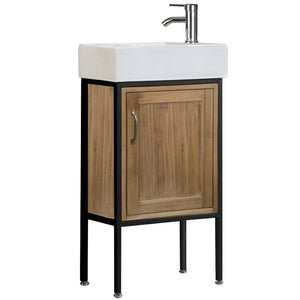 Design Element DEC4019S Bristol 18.5" Single Sink Vanity in Natural