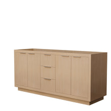 Load image into Gallery viewer, Wyndham Collection WCF282872DLSCXSXXMXX Maroni 72 Inch Double Bathroom Vanity in Light Straw, No Countertop, No Sink
