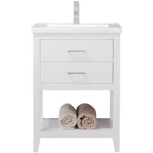 Load image into Gallery viewer, Design Element S02-24-WT Cara 24&quot; Single Sink Vanity In White