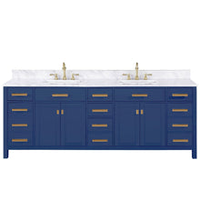 Load image into Gallery viewer, Design Element V01-84-BLU Valentino 84&quot; Double Sink Vanity in Blue