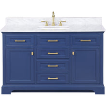 Load image into Gallery viewer, Design Element Milano 54&quot; Single Sink Vanity in Blue ML-54-BLU