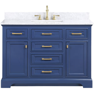 Design Element Milano 48" Single Sink Vanity in Blue ML-48-BLU