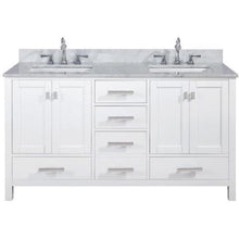 Load image into Gallery viewer, Design Element V01-60-WT Valentino 60&quot; Double Sink Vanity in White