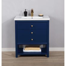 Load image into Gallery viewer, Design Element S07-30-BLU Logan 30&quot; Single Sink Vanity In Blue