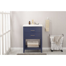 Load image into Gallery viewer, Design Element S02-24-BLU Cara 24&quot; Single Sink Vanity In Blue