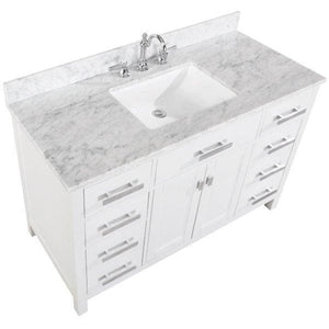 Design Element V01-54-WT Valentino 54" Single Sink Vanity in White