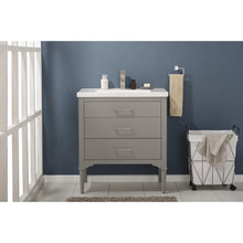 Load image into Gallery viewer, Design Element Mason 30&quot; Single Sink Vanity In Gray S01-30-GY