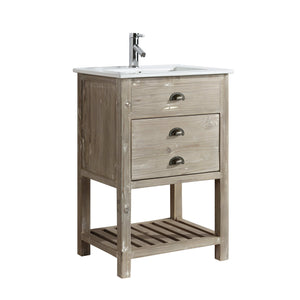 Design Element DEC4300-S Asbury 24" Single Sink Vanity in Natural