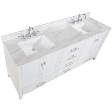 Load image into Gallery viewer, Design Element V01-72-WT Valentino 72&quot; Double Sink Vanity in White