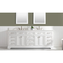 Load image into Gallery viewer, Design Element Milano 84&quot; Double Sink Vanity in White ML-84-WT