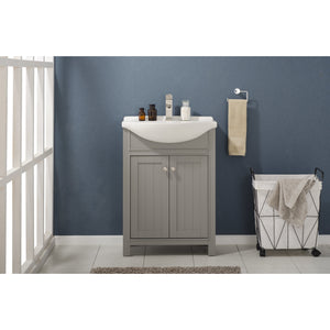Design Element S05-24-GY Marian 24" Single Sink Vanity In Gray