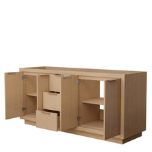Load image into Gallery viewer, Wyndham Collection WCF282872DLSCXSXXMXX Maroni 72 Inch Double Bathroom Vanity in Light Straw, No Countertop, No Sink