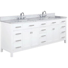 Load image into Gallery viewer, Design Element V01-84-WT Valentino 84&quot; Double Sink Vanity in White