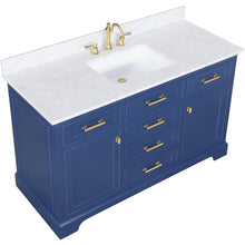 Load image into Gallery viewer, Design Element Milano 54&quot; Single Sink Vanity in Blue ML-54-BLU