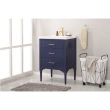 Load image into Gallery viewer, Design Element S01-24-BLU Mason 24&quot; Single Sink Vanity In Blue