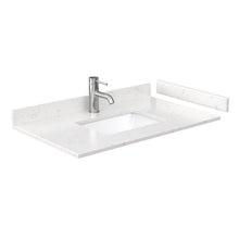 Load image into Gallery viewer, Wyndham Collection WCF282836SLSC2UNSMXX Maroni 36 Inch Single Bathroom Vanity in Light Straw, Light-Vein Carrara Cultured Marble Countertop, Undermount Square Sink