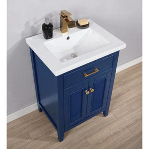 Design Element S09-24-BLU Cameron 24" Single Sink Vanity In Blue