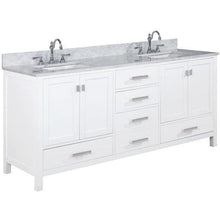 Load image into Gallery viewer, Design Element V01-72-WT Valentino 72&quot; Double Sink Vanity in White