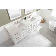 Load image into Gallery viewer, Design Element Milano 84&quot; Double Sink Vanity in White ML-84-WT