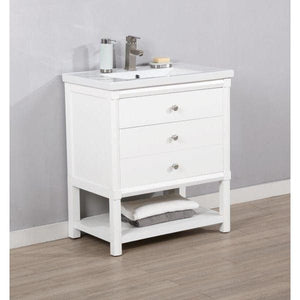 Design Element S07-30-WT Logan 30" Single Sink Vanity In White