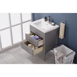 Design Element S01-24-GY Mason 24" Single Sink Vanity In Gray