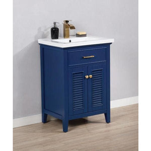 Design Element S09-24-BLU Cameron 24" Single Sink Vanity In Blue
