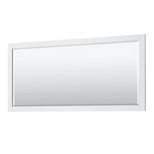Load image into Gallery viewer, Wyndham Collection WCV232380DWGWCUNSM70 Avery 80 Inch Double Bathroom Vanity in White, White Cultured Marble Countertop, Undermount Square Sinks, 70 Inch Mirror, Brushed Gold Trim
