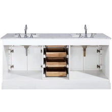 Load image into Gallery viewer, Design Element Milano 72&quot; Double Sink Vanity in White ML-72-WT