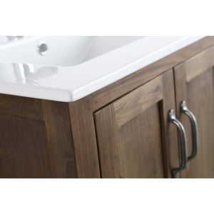 Design Element DEC4006-S Austin 24" Single Sink Vanity in Walnut