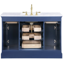 Load image into Gallery viewer, Design Element Milano 48&quot; Single Sink Vanity in Blue ML-48-BLU