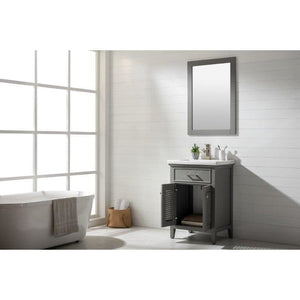 Design Element S09-24-GY Cameron 24" Single Sink Vanity In Gray