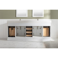 Load image into Gallery viewer, Design Element Milano 84&quot; Double Sink Vanity in White ML-84-WT