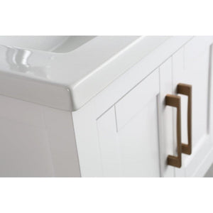 Design Element SPV02-24-WT Alissa 24" Single Sink Vanity in White