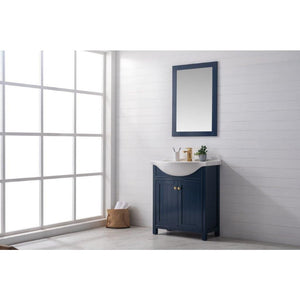 Design Element S05-30-BLU Marian 30" Single Sink Vanity In Blue
