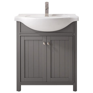 Design Element S05-30-GY Marian 30" Single Sink Vanity In Gray