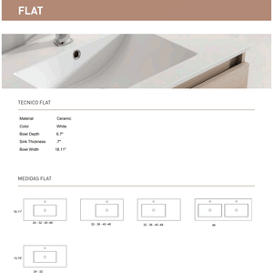 Lucena Bath 3075 40" Canela and Black Vision Vanity