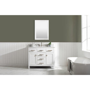 Design Element V01-42-WT Valentino 42" Single Vanity in White