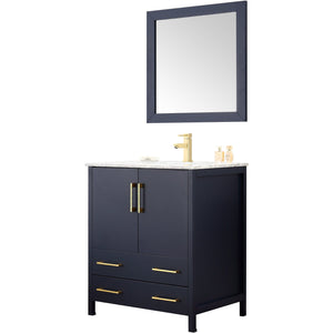 Legion Furniture WA7930-B 30" SOLID WOOD SINK VANITY WITH MIRROR-NO FAUCET