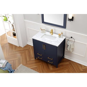 Legion Furniture WA7936B 36" SOLID WOOD SINK VANITY WITH MIRROR-NO FAUCET