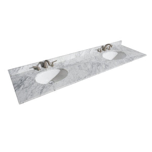 Wyndham Collection WCS141480DKGCMUNOM70 Sheffield 80 Inch Double Bathroom Vanity in Dark Gray, White Carrara Marble Countertop, Undermount Oval Sinks, and 70 Inch Mirror