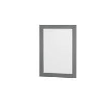Load image into Gallery viewer, Wyndham Collection WCS141460DKGWCUNSM24 Sheffield 60 Inch Double Bathroom Vanity in Dark Gray, White Cultured Marble Countertop, Undermount Square Sinks, 24 Inch Mirrors