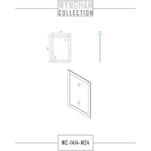 Load image into Gallery viewer, Wyndham Collection WCS141460DWHWCUNSM24 Sheffield 60 Inch Double Bathroom Vanity in White, White Cultured Marble Countertop, Undermount Square Sinks, 24 Inch Mirrors
