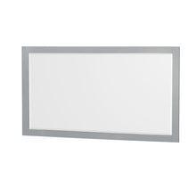 Load image into Gallery viewer, Wyndham Collection WCS141460DGYWCUNSM58 Sheffield 60 Inch Double Bathroom Vanity in Gray, White Cultured Marble Countertop, Undermount Square Sinks, 58 Inch Mirror