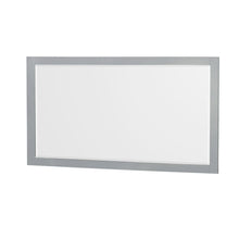 Load image into Gallery viewer, Wyndham Collection WCS141460SGYC2UNSM58 Sheffield 60 Inch Single Bathroom Vanity in Gray, Carrara Cultured Marble Countertop, Undermount Square Sink, 58 Inch Mirror