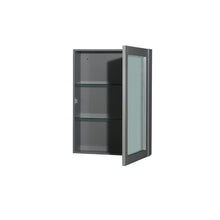 Load image into Gallery viewer, Wyndham Collection WCS141472DKGCXSXXMED Sheffield 72 Inch Double Bathroom Vanity in Dark Gray, No Countertop, No Sink, and Medicine Cabinets