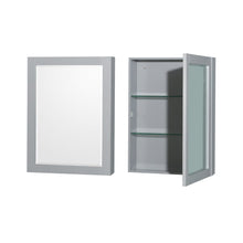 Load image into Gallery viewer, Wyndham Collection WCS141448SGYC2UNSMED Sheffield 48 Inch Single Bathroom Vanity in Gray, Carrara Cultured Marble Countertop, Undermount Square Sink, Medicine Cabinet