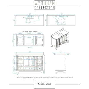 Wyndham Collection WCS202060SWGCXSXXMED Deborah 60 Inch Single Bathroom Vanity in White, No Countertop, No Sink, Brushed Gold Trim, Medicine Cabinet