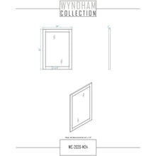 Load image into Gallery viewer, Wyndham Collection WCS202036SWGC2UNSM24 Deborah 36 Inch Single Bathroom Vanity in White, Carrara Cultured Marble Countertop, Undermount Square Sink, Brushed Gold Trim, 24 Inch Mirror